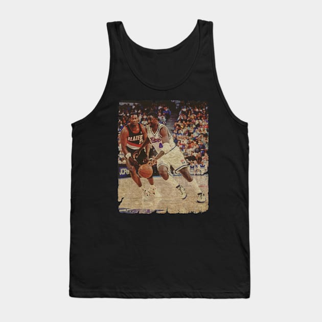 The Wizard Driving on The Late Great Jerome Kersey Tank Top by MJ23STORE